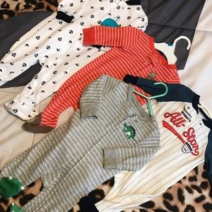 Carter baby boy footies